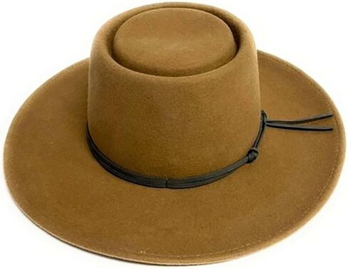 قبعة فيدورا الشتوية مع لهجة ربطة عنق معقدة ، أغطية صوف مسلوقة مع نطاق قابل للتعديل ، حجم واحد يناسب أكثر in Kuwait