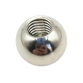 1pcs M3/4 Thread Half Hole Metric Stainless Steel 5 6 7 8 9 10~60mm Drilling Balls(16mmxM4) in Kuwait