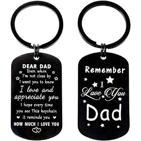 Father's Day Gifts for Dad from Daughter, Drive Safe Keychain Gifts Ideal for Dad Birthday Christmas Valentine's Day in Saudi Arabia
