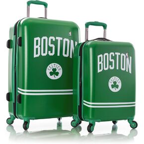 رابطة Heys America National Basketball Association مرخصة رسميًا الأمتعة ذات العجلات (بوسطن سلتكس ، مجموعة 2PC (21/26 بوصة)) in Kuwait