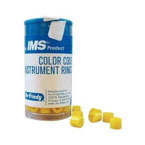 Hu-Friedy IMS-1285 Color Code Instrument Rings, Regular, Yellow (Pack of 50) in Saudi Arabia
