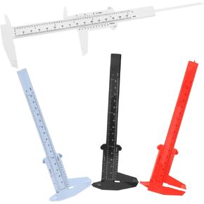 Mikikit 4pcs Plastic Caliper Measuring Tool High Precision Dial Caliper for Pipe Mechanics DIY in Saudi Arabia