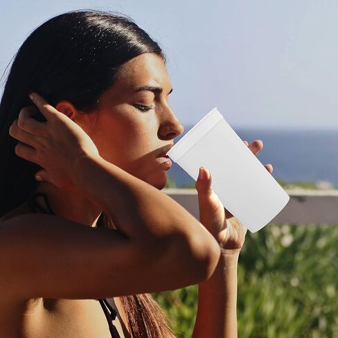 خصم الملعب الملعب البلاستيكي 32 أوقية. مجموعة من 10 ، حزمة كبيرة - مثالية للصيف ، الأحداث الرياضية ، أعياد الميلاد ، النزهة ، الشاطئ ، الحفلات - أبيض in Saudi Arabia