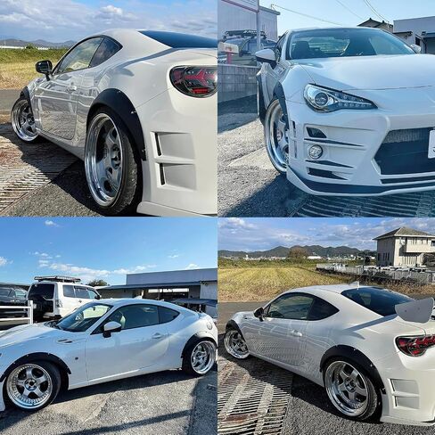 4pcs مشاعل Fender Universal ، مجموعة واسعة من الجسد مرنة Fender Frender مجموعة العجلات للسيارات المتوافقة مع Dodge Charger Challenger Honda Civic Accord Toyota Corolla Camry VW Audi Acura Tsx in Kuwait