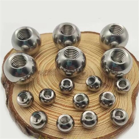 1Pcs Drilling Balls Female Thread Blind Hole Smooth Ball Bead M3-4 Thread Metric Stainless Steel Ø5 6 7 8 9 10~50mm(12mmxM4) in Kuwait