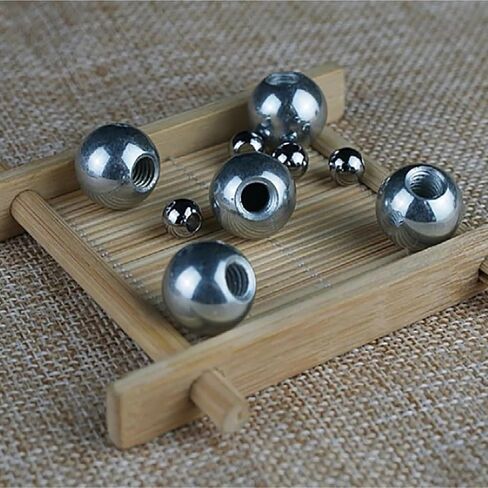 1Pcs Drilling Balls Female Thread Blind Hole Smooth Ball Bead M3-4 Thread Metric Stainless Steel Ø5 6 7 8 9 10~50mm(12mmxM4) in Kuwait