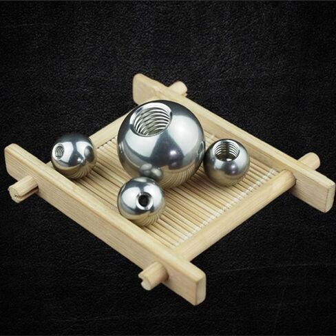 1pcs M3/4 Thread Half Hole Metric Stainless Steel 5 6 7 8 9 10~60mm Drilling Balls(16mmxM4) in Kuwait