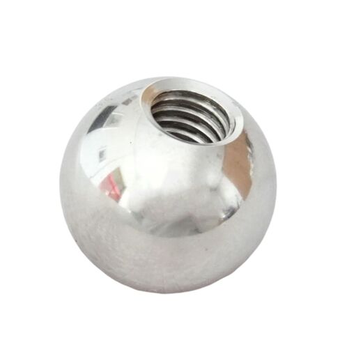 1-50pcs M8 Thread 304 Stainless Steel Balls OD 15/16/17/18/19/20/25~200mm Solid Half-Hole Balls(10pcs,20mm) in Kuwait