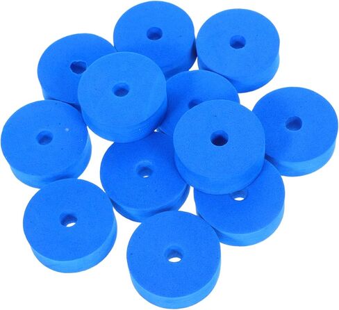 TOYANDONA 12pcs Felt Pad Cymbal Felt Washer Drum Felt Replacement Round Cymbal Washer 40mm Cymbal Felt Round Cymbal Pad Cymbal Felts Circle Cymbal Felt Cymbal Felt Repair Parts Blue in Saudi Arabia