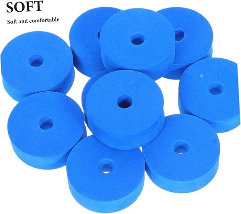 TOYANDONA 12pcs Felt Pad Cymbal Felt Washer Drum Felt Replacement Round Cymbal Washer 40mm Cymbal Felt Round Cymbal Pad Cymbal Felts Circle Cymbal Felt Cymbal Felt Repair Parts Blue in Saudi Arabia