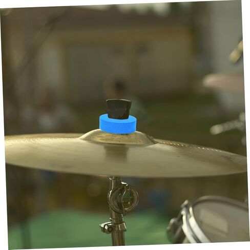 TOYANDONA 12pcs Felt Pad Cymbal Felt Washer Drum Felt Replacement Round Cymbal Washer 40mm Cymbal Felt Round Cymbal Pad Cymbal Felts Circle Cymbal Felt Cymbal Felt Repair Parts Blue in Saudi Arabia