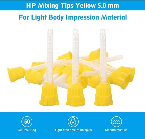 نصائح خلط الأسنان الانطباع HP TIPS Teal 6.5mm (1: 1) 50pcs/bage in Kuwait