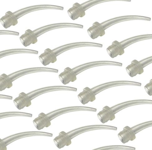 100/Pcs Dental Impression Intraoral Mixing Tips Color-Coding Corresponding HP Mixing Tips (Clear) in Saudi Arabia