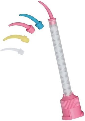 100/Pcs Dental Impression Intraoral Mixing Tips Color-Coding Corresponding HP Mixing Tips (Clear) in Saudi Arabia