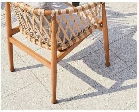 Office Chair Scandinavian Outdoor Cafe Dining Table Rattan Chair Garden Outdoor Patio Leisure Rattan Rope Weaving Table and Chairs Home Office Desk Chairs in Saudi Arabia