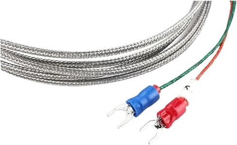 M6 Screw K J PT100 Type 1M 2M 3M 5M Wire Cable Thermocouple Temperature Sensor for Industrial Temperature Controller(M6 J Type 2m) in Saudi Arabia