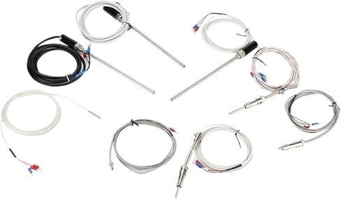 M6 Screw K J PT100 Type 1M 2M 3M 5M Wire Cable Thermocouple Temperature Sensor for Industrial Temperature Controller(M6 J Type 2m) in Saudi Arabia