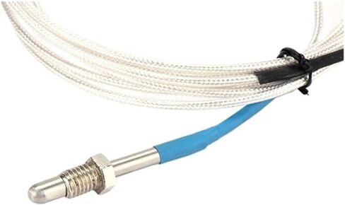 M8 Screw PT100 Type 1M 2M 3M 5M Wire Cable with External Silicone Layer Thermocouple Temperature Sensor(PT100 5M M8) in Kuwait