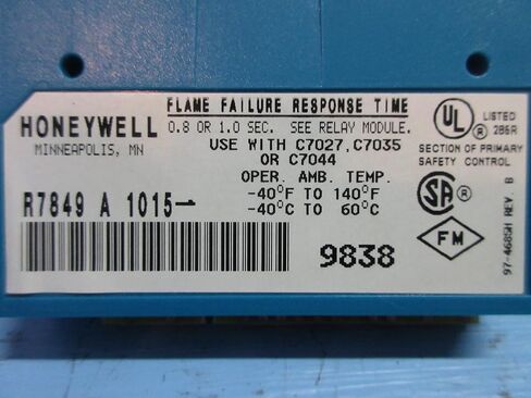 Honeywell, Inc. R7824; R7847; R7848; R7849; R7851; R7861; R7886 Flame Signal Amplifiers in Saudi Arabia