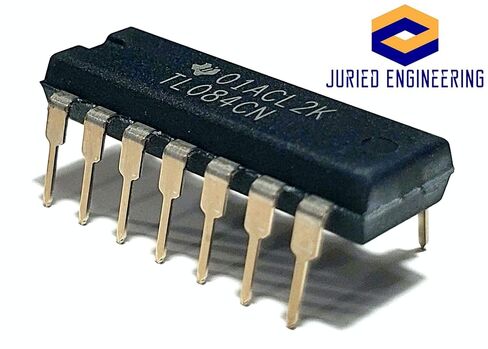 TL084CN TL084 Quad High Slew Rate JFET-Input Operational Amplifier Op-Amp IC Breadboard-Friendly DIP-14 (Pack of 5) in Saudi Arabia
