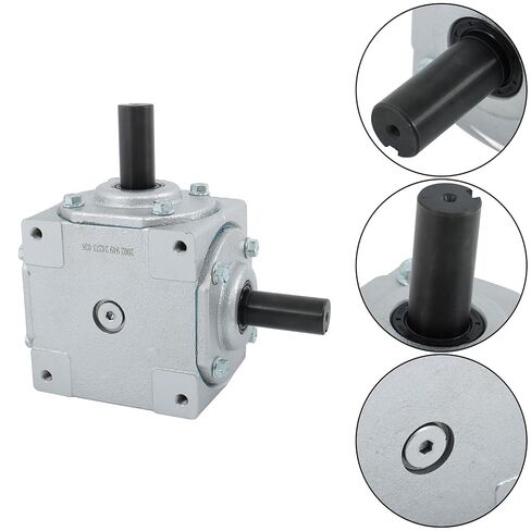 40HP Right Angle Gearbox with 2 Keyed Shafts CW/CW 1:1 for Agricultural Machinery 19455-SR-KW-KW-GR in Kuwait