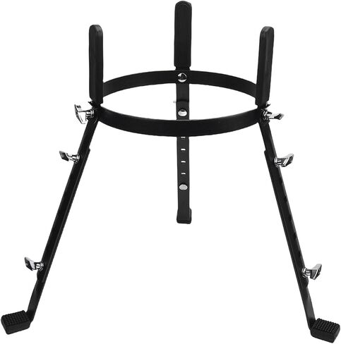 Sorandy Conga Stand, Single Conga Drum Basket Stand with Adjustable Height, Heavy Duty Metal with Rubber Sleeve for 10.6in Drums, Musical Instruments Accessories in Saudi Arabia