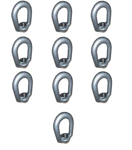 10 PC Hot Disted Glvanized 3/8 "سماكة العين الجوز مع 1/2" -13 اضغط 2،250 رطل WLL in Kuwait