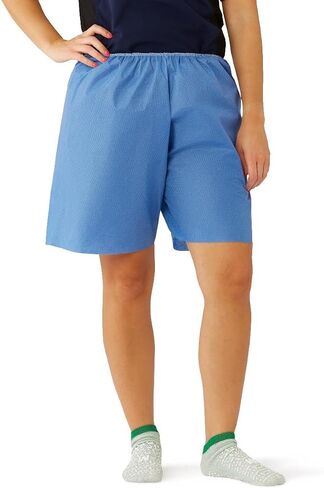 Medline Disposable Exam Shorts, Blue in Saudi Arabia