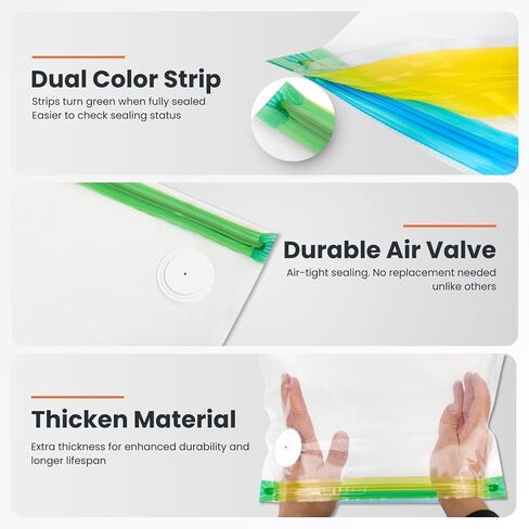 3D Printer Filament Storage Bags Vacuum Storage Bags Kit 3D Printer Accessories with 20 Storage Bags (13x15 inches), 20 Desiccants, Auto Pump, 2 Sealing Clips, Dust Proof, Humidity Resistant in Saudi Arabia