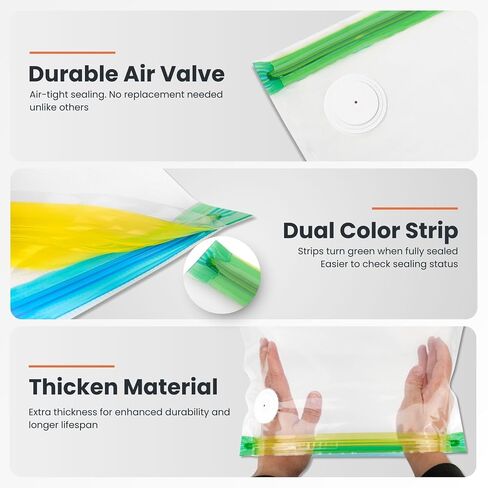 3D Printer Filament Storage Bags Vacuum Storage Bags Kit 3D Printer Accessories with 20 Storage Bags (13x15 inches), 20 Desiccants, Auto Pump, 2 Sealing Clips, Dust Proof, Humidity Resistant in Saudi Arabia
