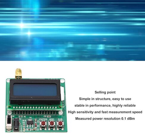 RF Power Meter ، Digital Discloy قابل للتخفيف من توهين الطاقة اللوغاريتمية مضخمات الكاشف اللوغاريتمية in Kuwait