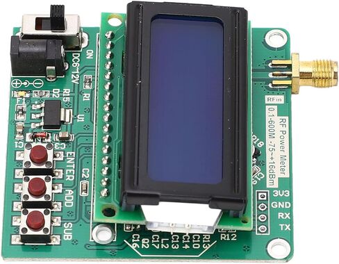 RF Power Meter ، Digital Discloy قابل للتخفيف من توهين الطاقة اللوغاريتمية مضخمات الكاشف اللوغاريتمية in Kuwait