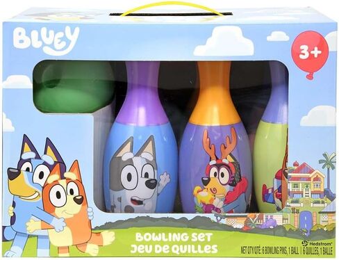 مجموعة Bluey Bowling للأطفال - حزمة PlaySet مع أنشطة ألعاب Bluey Bowling مع ملصقات ، المزيد | ألعاب Bluey في الهواء الطلق للبنين والبنات in Saudi Arabia