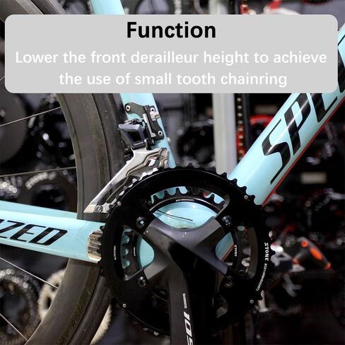 DJC Road Bike Front Derailleur Extender Shimano Di2 105 R7000 R8000 R9100 R7170 R8170 R9250 R8150 Force AXS 12 Speed Bike Chainring Accessories 11S 12S in Saudi Arabia