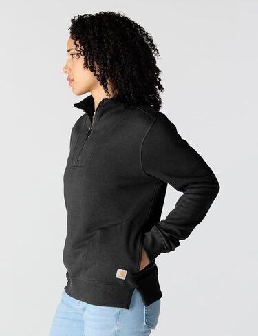 Carhartt Women's Plus Size Tencel Fiber Series Relafted Fit 1/2 Zip Sweatshirt in Saudi Arabia