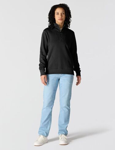 Carhartt Women's Plus Size Tencel Fiber Series Relafted Fit 1/2 Zip Sweatshirt in Saudi Arabia