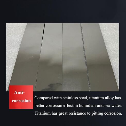 ورقة التيتانيوم TA1 Titanium احباط لوحة الصفائح المعدنية عالية النقاء رقاقة مناسبة للبحث العلمي (0.2 * 260 * 1000mm) in Kuwait
