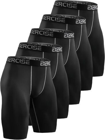 5 Pack Compression Shorts Men Compression Underwear for Men Athletic Mens Spandex Baselayer,Running,Workout in Saudi Arabia