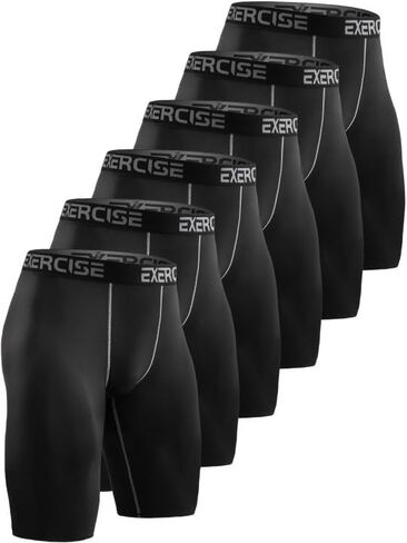 5 Pack Compression Shorts Men Compression Underwear for Men Athletic Mens Spandex Baselayer,Running,Workout in Saudi Arabia