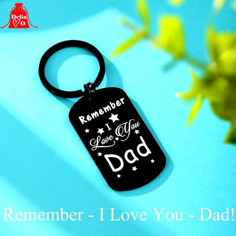 Father's Day Gifts for Dad from Daughter, Drive Safe Keychain Gifts Ideal for Dad Birthday Christmas Valentine's Day in Saudi Arabia