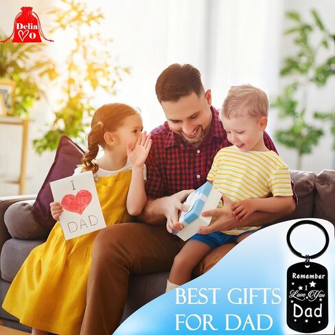 Father's Day Gifts for Dad from Daughter, Drive Safe Keychain Gifts Ideal for Dad Birthday Christmas Valentine's Day in Saudi Arabia
