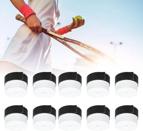 Tennis Racket Grip Tape 10Pcs Premium PU Anti Slip Comfortable Sweat Absorbent Overgrips for Badminton Squash Rackets Fishing Rods in Saudi Arabia