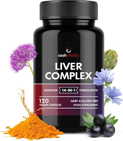 Liver Detox Cleanse & Repair - Milk Thistle | Dandelion | Artichoke - 2 Months Supply - Natural Ingredients for Healthy Liver Function - Premium Liver Supplement - 120 Vegan Capsules in Saudi Arabia