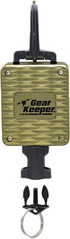 Gear Keeper Fly Fishing Net Retractor - Compatible with Most Nets - Various Mounting Options with QC-II Split Ring Accessory - Ideal Kayak & Fly Fishing Accessories - Made in USA in Saudi Arabia