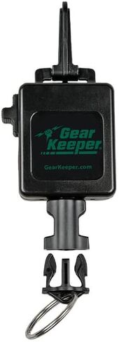 Gear Keeper Fly Fishing Net Retractor - Compatible with Most Nets - Various Mounting Options with QC-II Split Ring Accessory - Ideal Kayak & Fly Fishing Accessories - Made in USA in Saudi Arabia