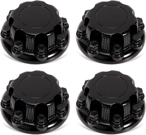 4pcs Crote Wheel Center Caps (الفضة اللامعة) 8 العروات ، متوافقة مع 1998-2013 Chevy Silverado Avalanche Suburban & GMC Sierra Yukon 1500 2500 3500 16 "RIM HUB COVER ، استبدل 15039489 15039488 in Kuwait