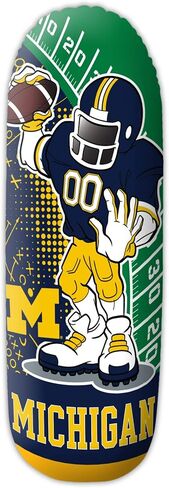 Fremont Die NCAA Michigan Wolverines Bop Bag Inflatable Tackle Buddy Punching Bag, Rookie: 36" Tall, Team Colors in Saudi Arabia