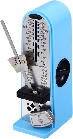 MECCANIXITY Mini Mechanical Metronome,High Accuracy Professional Musical Timer Universal Metronome for Piano Guitar Violin Ukulele Player,Red in Saudi Arabia