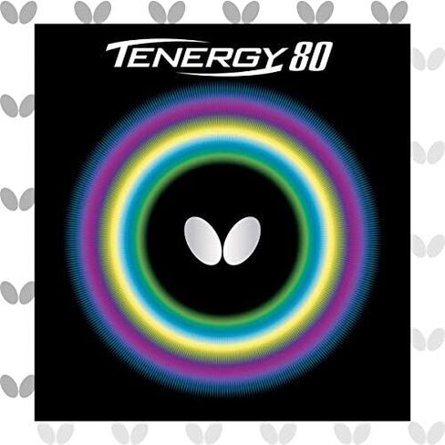 Butterfly Tenergy 80 Table Tennis Rubber Table Tennis Rubber | 1.7 mm, 1.9 mm, or 2.1 mm | Red or Black | 1 Inverted Table Tennis Rubber Sheet | Professional Table Tennis Rubber in Saudi Arabia