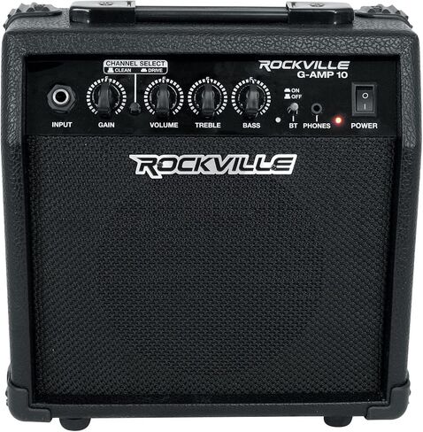 Rockville G-AMP 10W Amblifier Amp W/Bluetooth+Clean/Chiption+سماعات الرأس in Saudi Arabia